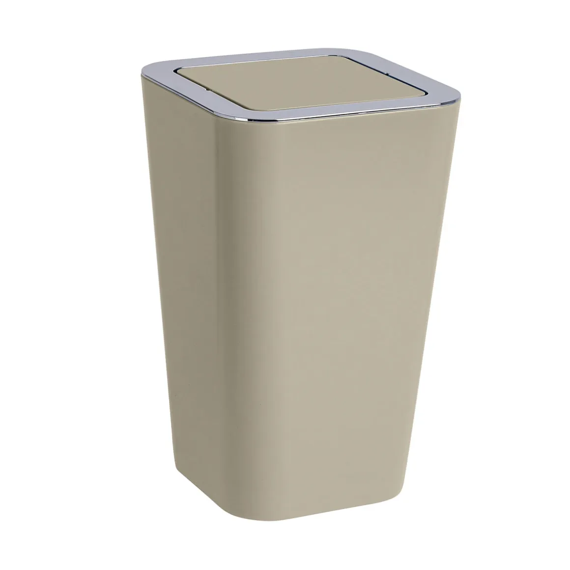 Wenko Schwingdeckeleimer Candy Taupe 6 L