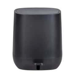 Wenko Treteimer Davos Schwarz 5 L Kosmetikeimer Abfalleimer