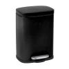 Wenko Treteimer Leno Schwarz 5 L Kosmetikeimer Abfalleimer