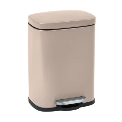 Wenko Treteimer Leno Taupe 5 L Kosmetikeimer Abfalleimer