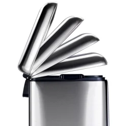 Wenko Treteimer Studio Easy-Close Duo Edelstahl 2 x 12 L rostfrei Absenkautomatik