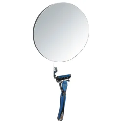 Wenko Turbo-Loc Antibeschlagspiegel Edelstahl Befestigen ohne bohren