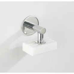Wenko Turbo-Loc Edelstahl Magnetseifenhalter glänzend Seifenhalter mit Magnet und Turbo-Loc Wandbefestigung zum Ankleben