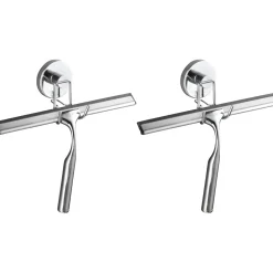 Wenko Vacuum-Loc Duschabzieher 2er Set Befestigen ohne bohren