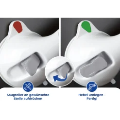 Wenko Wandgriff Secura 42 cm mit Ampelfunktion