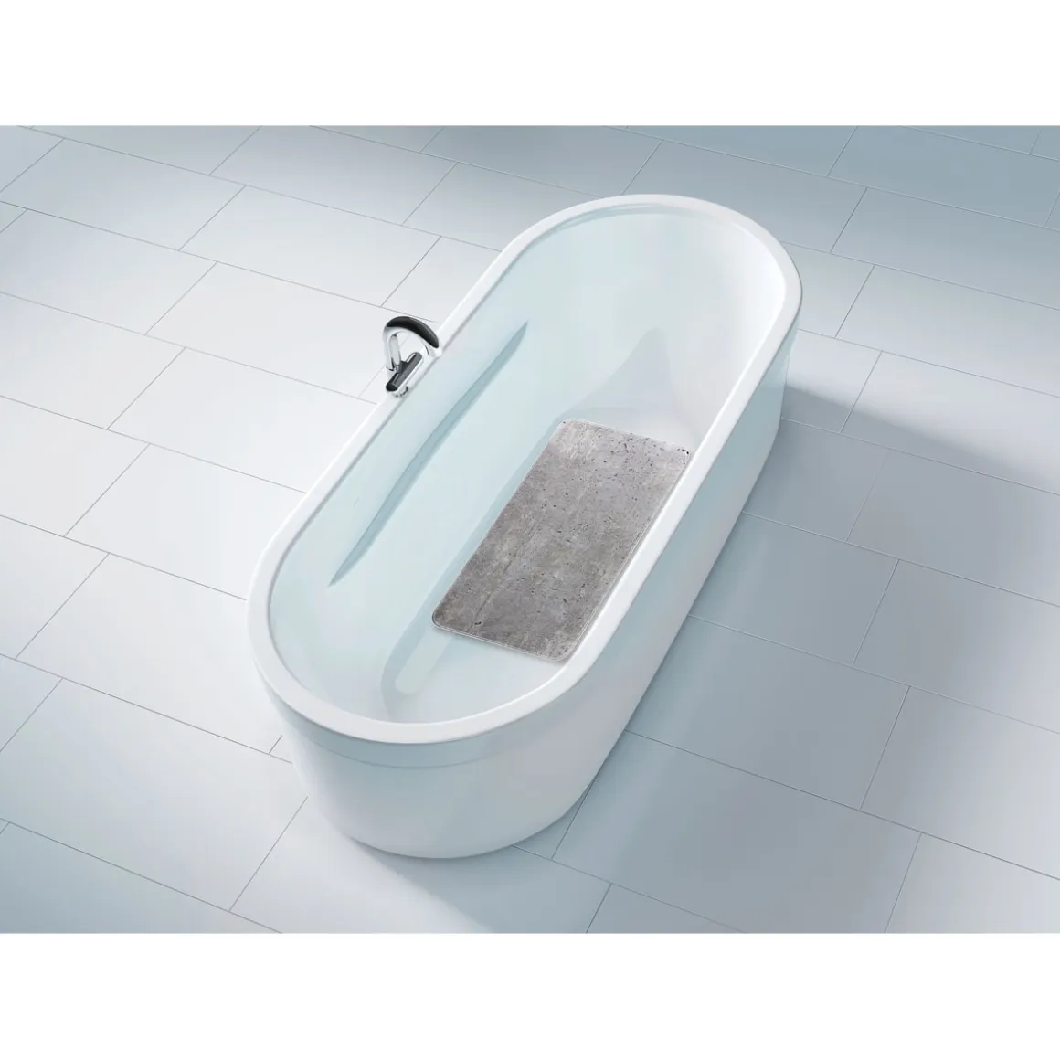 Wenko Wanneneinlage Modell Concrete 70 x 40 cm