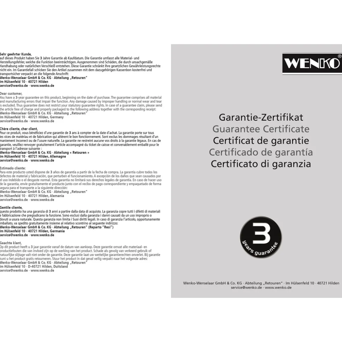 Wenko Wanneneinlage Modell Concrete 70 x 40 cm