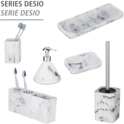 Wenko WC-Garnitur Desio WC-Bürstenhalter