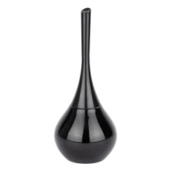 Wenko WC-Garnitur Flakon Schwarz Keramik