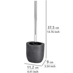 Wenko WC-Garnitur Puro Anthrazit