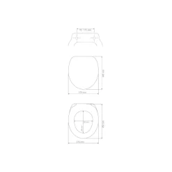 Wenko WC-Sitz Ostuni belastbar mit 300 kg Thermoplast mit Absenkautomatik