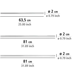 Wenko Winkelstange Universal Chrom 20 mm