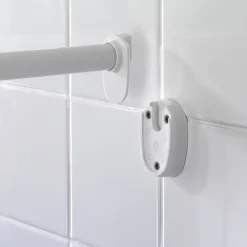 Wenko Winkelstange Universal extra stark Weiß variabel 25 mm