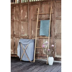 Wenko Wäschesammler Bahari aus Bambus Wäschekorb 79 l