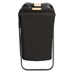 Wenko Wäschesammler Loft Wäschesammler mit Bambus-Tragegriffen für bequemen Transport