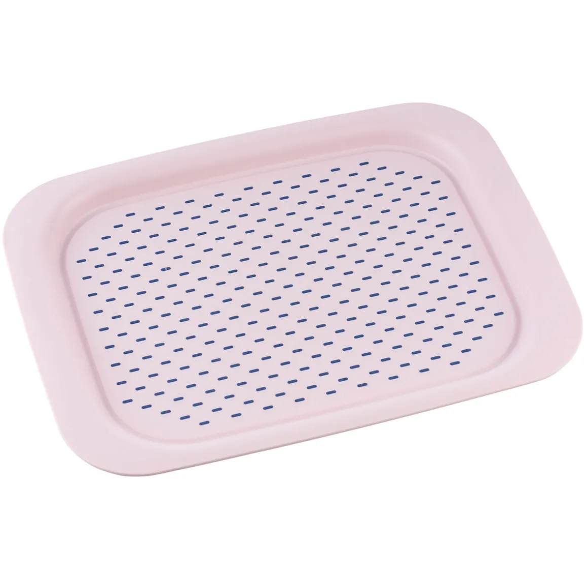 Wenko Anti-Rutsch Tablett 41,5 x 31,5 x 2,5 cm Rosa