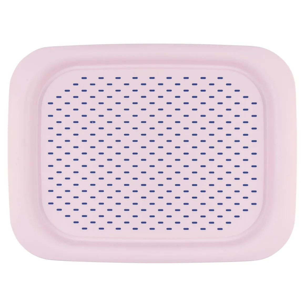 Wenko Anti-Rutsch Tablett 41,5 x 31,5 x 2,5 cm Rosa