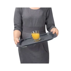 Wenko Anti-Rutsch Tablett anthrazit