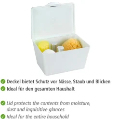 Wenko Aufbewahrungsbox Brasil Weiß