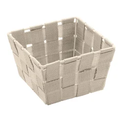 Wenko Aufbewahrungskorb Adria beige quadratisch