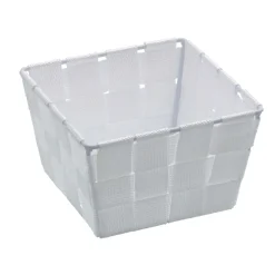 Wenko Aufbewahrungskorb Adria weiß quadratisch