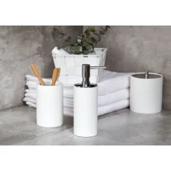 Wenko Aufbewahrungskorb Adria weiß quadratisch