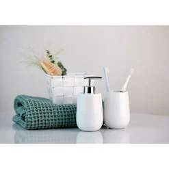 Wenko Aufbewahrungskorb Adria weiß quadratisch