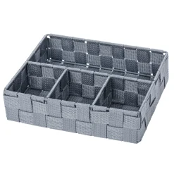 Wenko Aufbewahrungskorb Adria grau