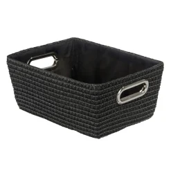 Wenko Aufbewahrungskorb Chromo schwarz