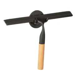 Wenko Badezimmerwischer Bambusa Befestigen ohne Bohren Turbo-Loc