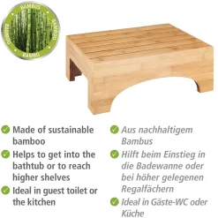 Wenko Bad-Tritt Bambusa