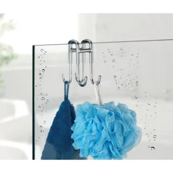 Wenko Doppel-Duschhaken Edelstahl