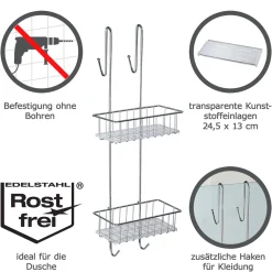 Wenko Duschcaddy Aldo 2 Etagen