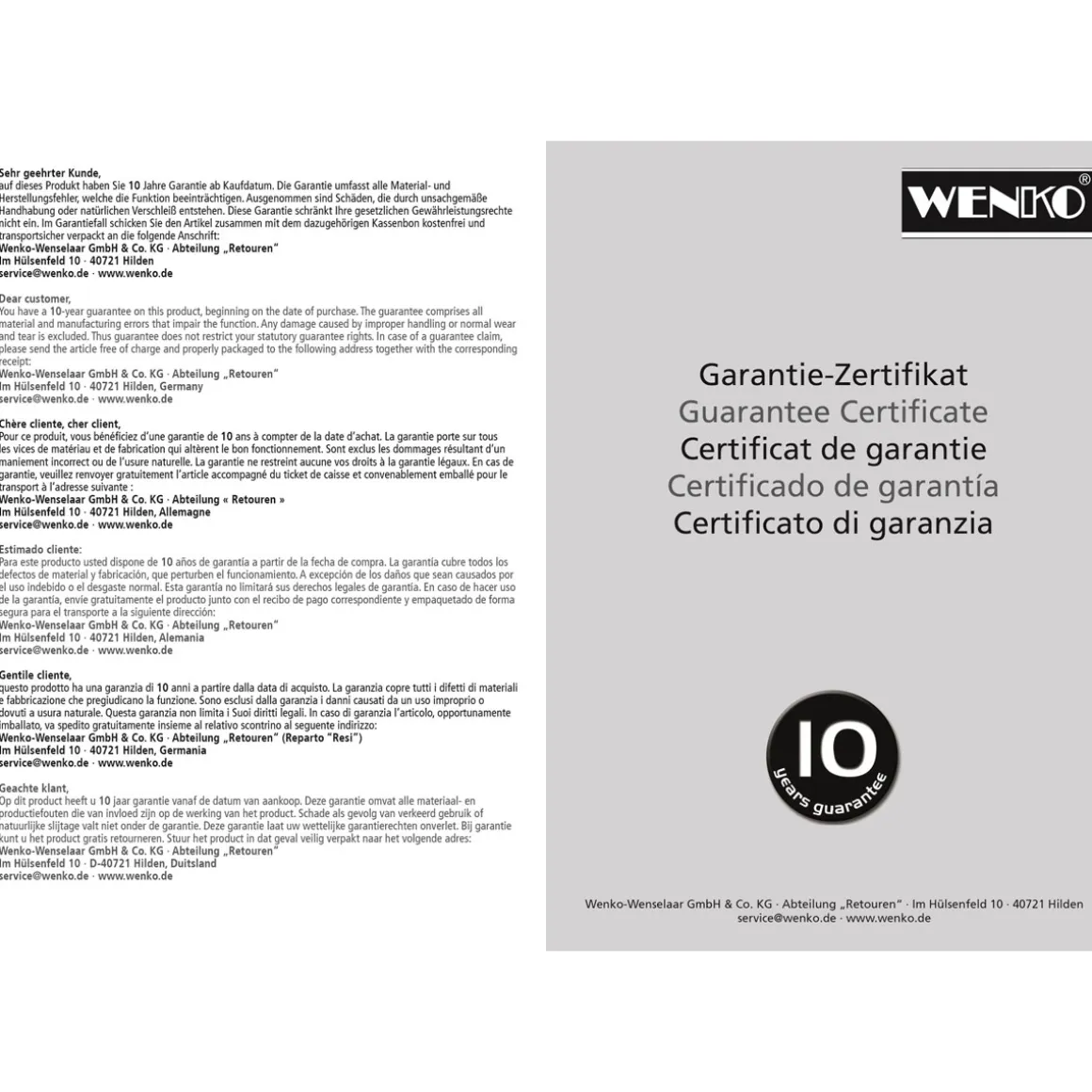 Wenko Dusch-Caddy Olesi Edelstahl