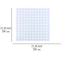 Wenko Duscheinlage Belem weiß 54 x 54 cm