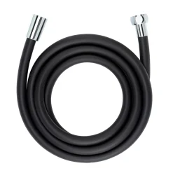 Wenko Duschschlauch Design schwarz matt 175 cm