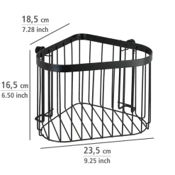 Wenko Eckablage Classic Plus schwarz