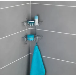 Wenko Eckregal Milano mit 2 Etagen