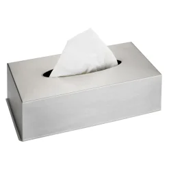 Wenko Edelstahlbox für Kosmetiktücher matt