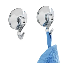 Wenko Hebelsaughaken klein chrom 2er Set