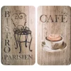 Wenko Herdabdeckplatte Bistro 2er Set