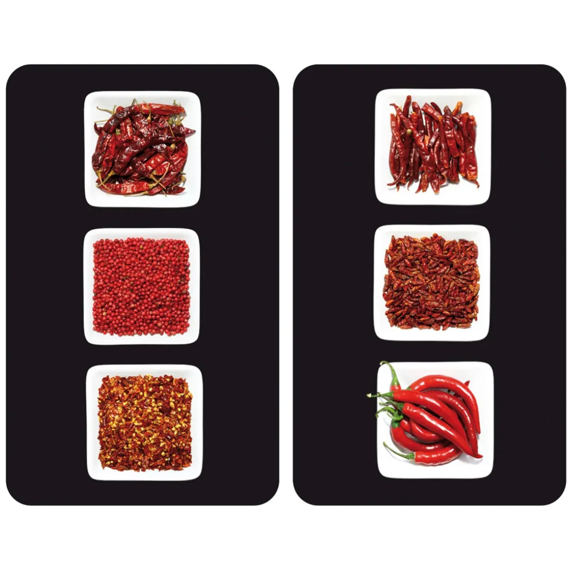 Wenko Herdabdeckplatte Chili 2er Set