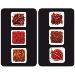 Wenko Herdabdeckplatte Chili 2er Set
