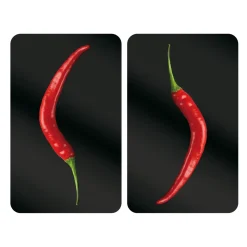 Wenko Herdabdeckplatten Hot Peperoni 2er Set