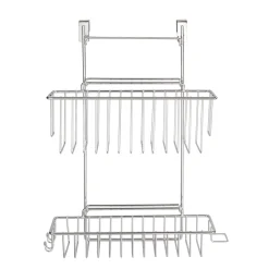 Wenko Küchenschrank Einhängregal Flexi mit 2 Ablagen