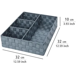 Wenko Organizer Adria grau 4 Fächer