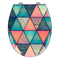 Wenko Premium WC-Sitz Geometry antibakteriell mit Absenkautomatik