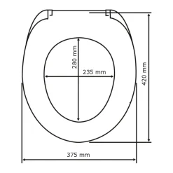 Wenko Premium WC-Sitz Kos Weiß mit Absenkautomatik
