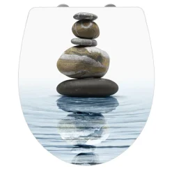 Wenko Premium WC-Sitz Meditation antibakteriell mit Absenkautomatik