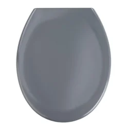 Wenko Premium WC-Sitz Ottana Dunkelgrau antibakteriell mit Absenkautomatik